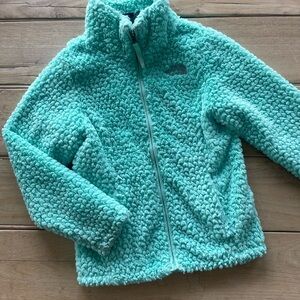 The North Face Mint Sherpa Jacket Girls size Small 7/8